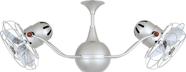 Vent Bettina Nickel Ceiling Fan - Metal Blades